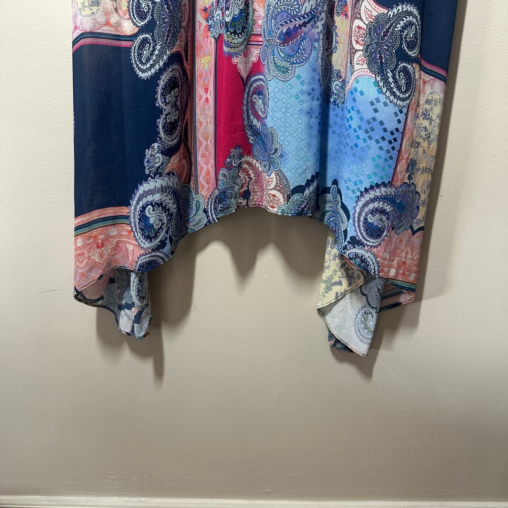 Johnny Was Jade Cordelia Easy Midi Dress Womens Small Multi Paisley Boho NEW - Picture 12 of 16